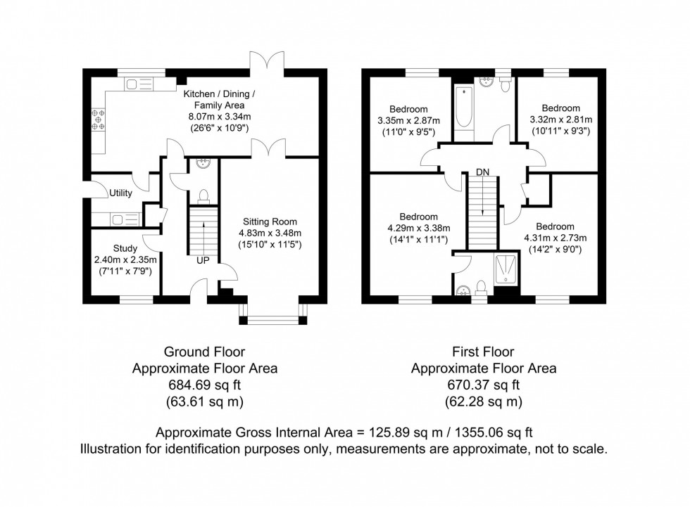 Floorplan for Meadow View, Walshes Road, TN6