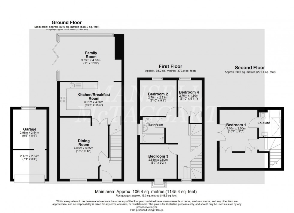 Floorplan for Priory Road, Forest Row, RH18