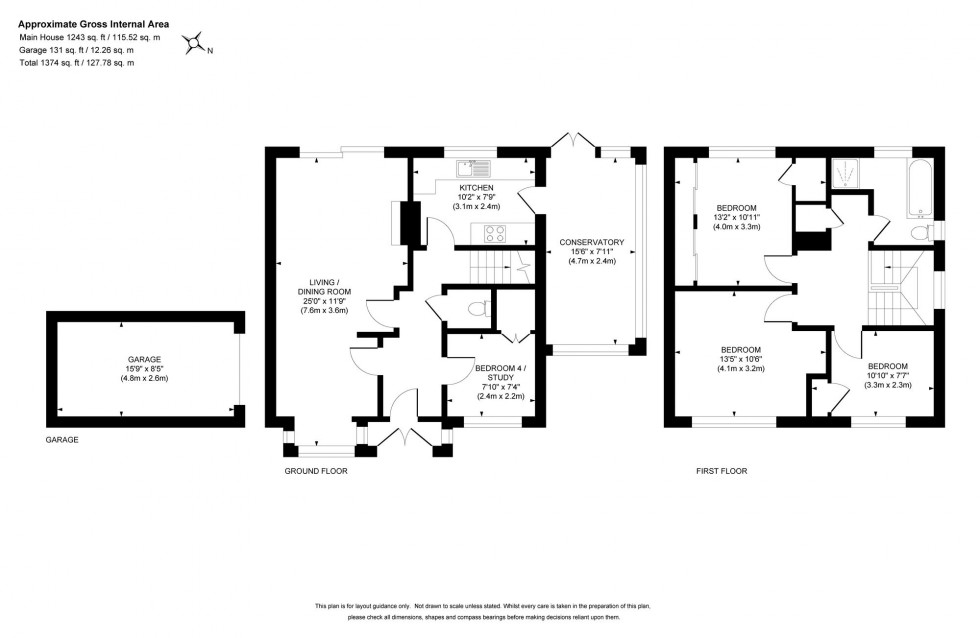 Floorplan for Appledore Gardens, Lindfield, RH16