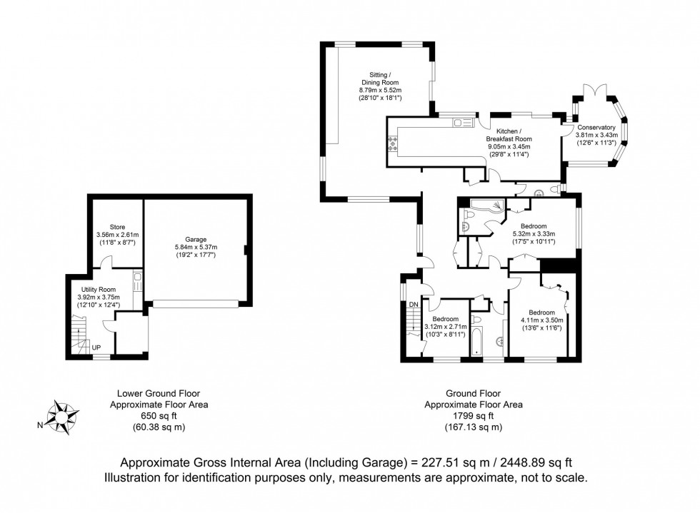 Floorplan for Kings Chase, Crowborough, TN6