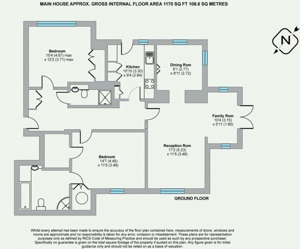 Floorplan for Hett Close, Ardingly, RH17