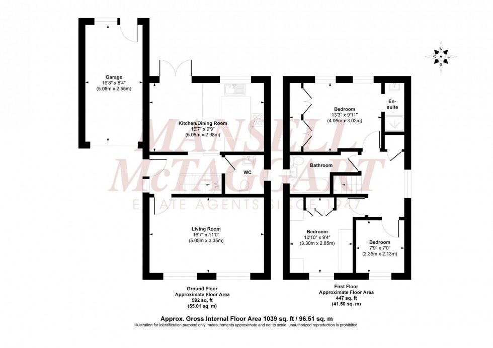 Floorplan for Lillywhite Close, Burgess Hill, RH15