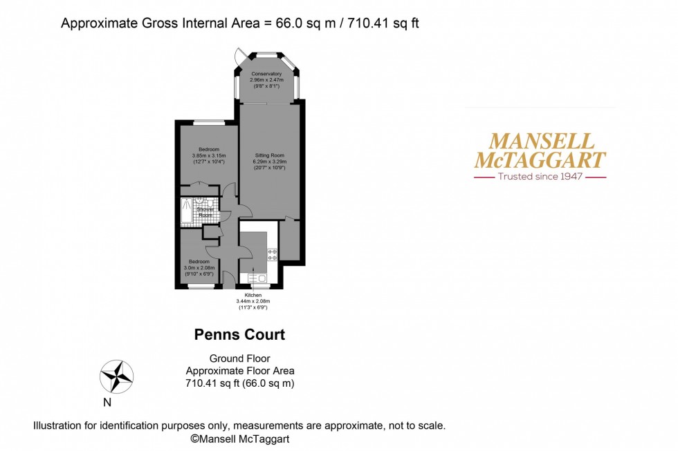 Floorplan for Horsham Road, Steyning, BN44