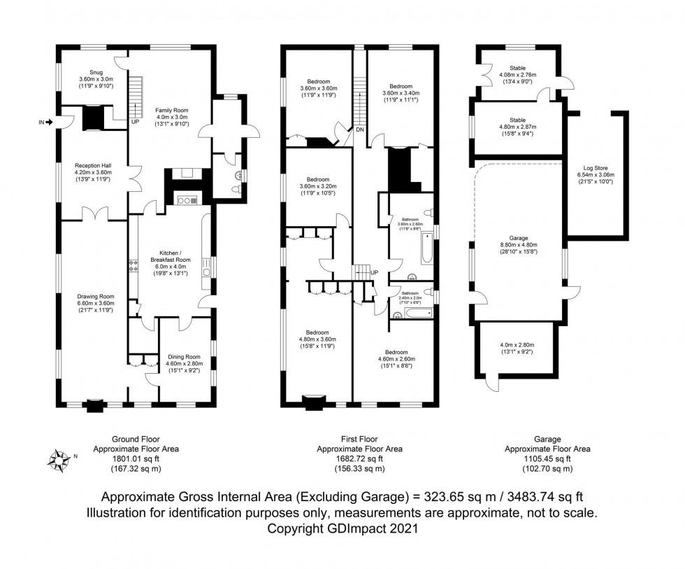 Floorplan for Withyham, Hartfield, TN7