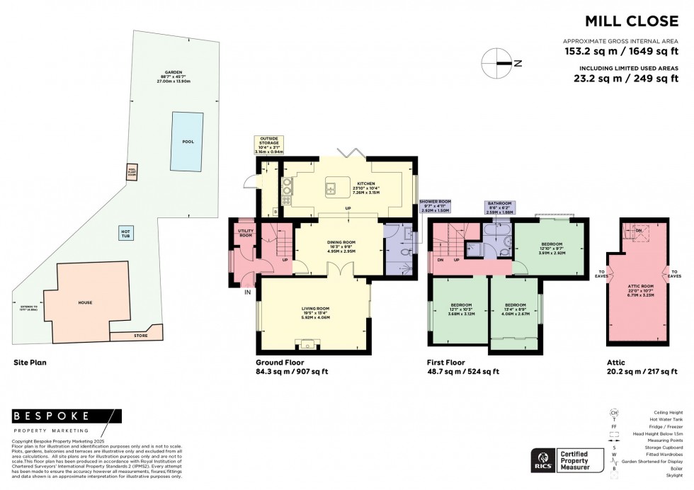 Floorplan for Mill Close, Poynings, BN45