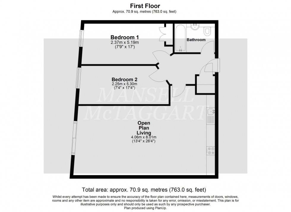 Floorplan for Leppard Walk, Whittaker House, RH19