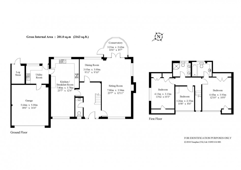 Floorplan for Wellesley Close, Crowborough, TN6