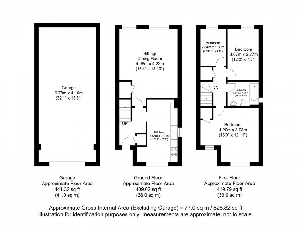 Floorplan for Mottins Hill, Crowborough, TN6