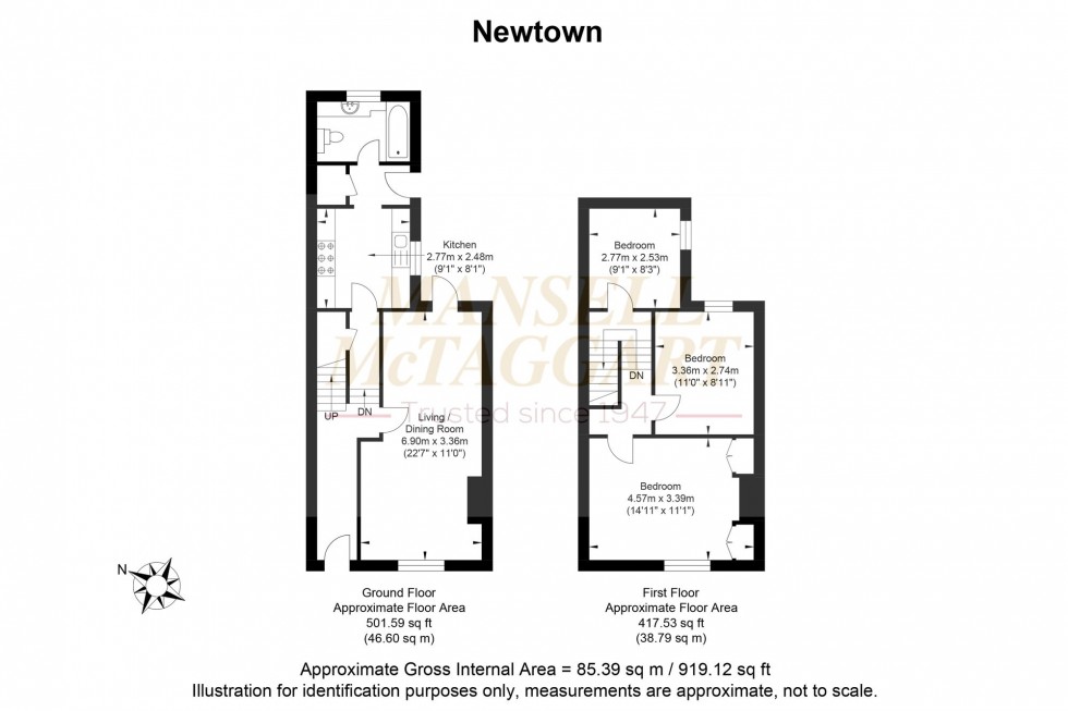 Floorplan for New Town, Copthorne, RH10