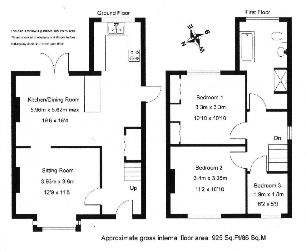 Floorplan for Orchard Close, Scaynes Hill, RH17