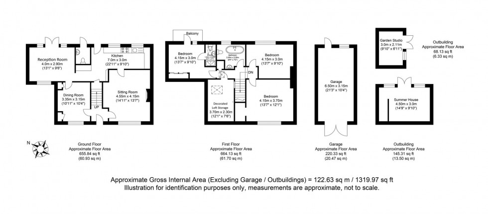 Floorplan for Selmeston, Polegate, BN26