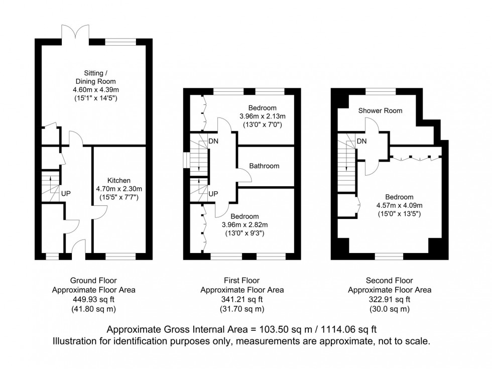 Floorplan for Whitehill Road, Crowborough, TN6