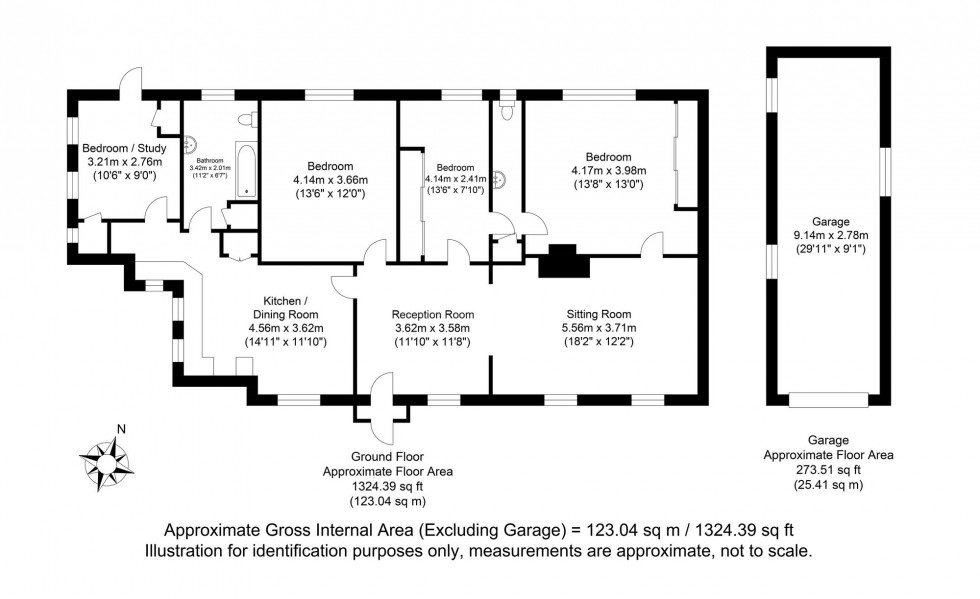 Floorplan for Lewes Road, Ringmer, BN8