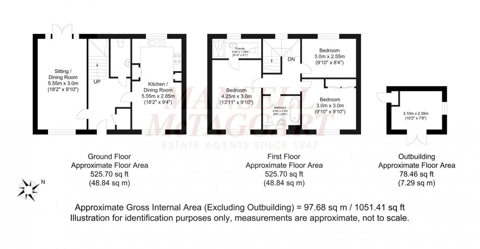 Floorplan for Tributary Lane, Faygate, RH12