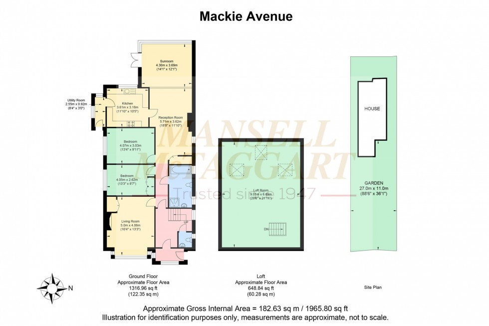 Floorplan for Mackie Avenue, Hassocks, BN6