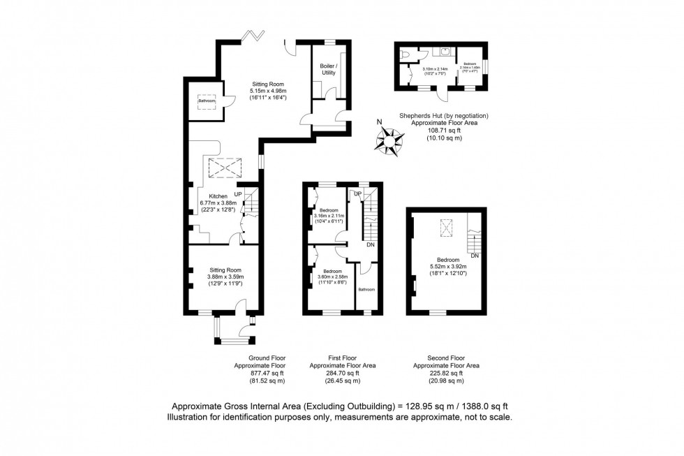 Floorplan for Spithurst Road, Barcombe, BN8
