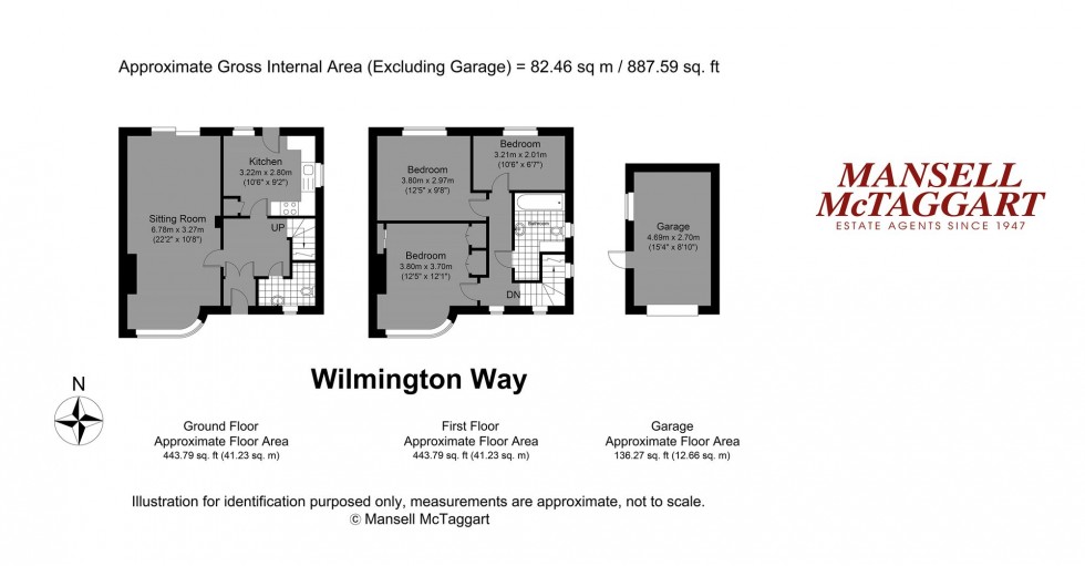Floorplan for Wilmington Way, Brighton, BN1