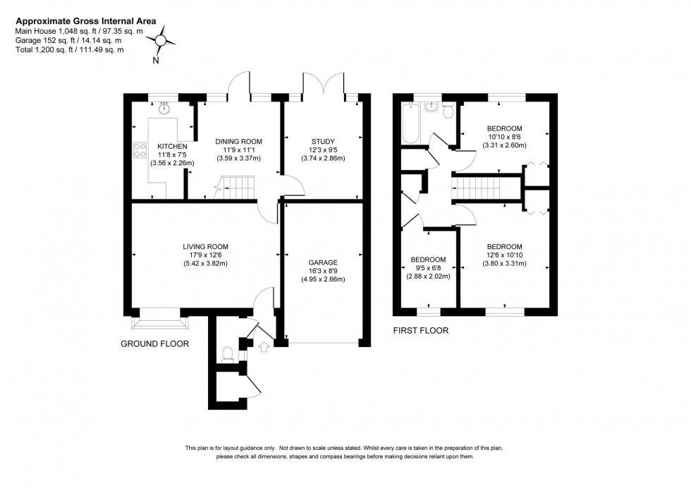 Floorplan for Nursery Close, Haywards Heath, RH16