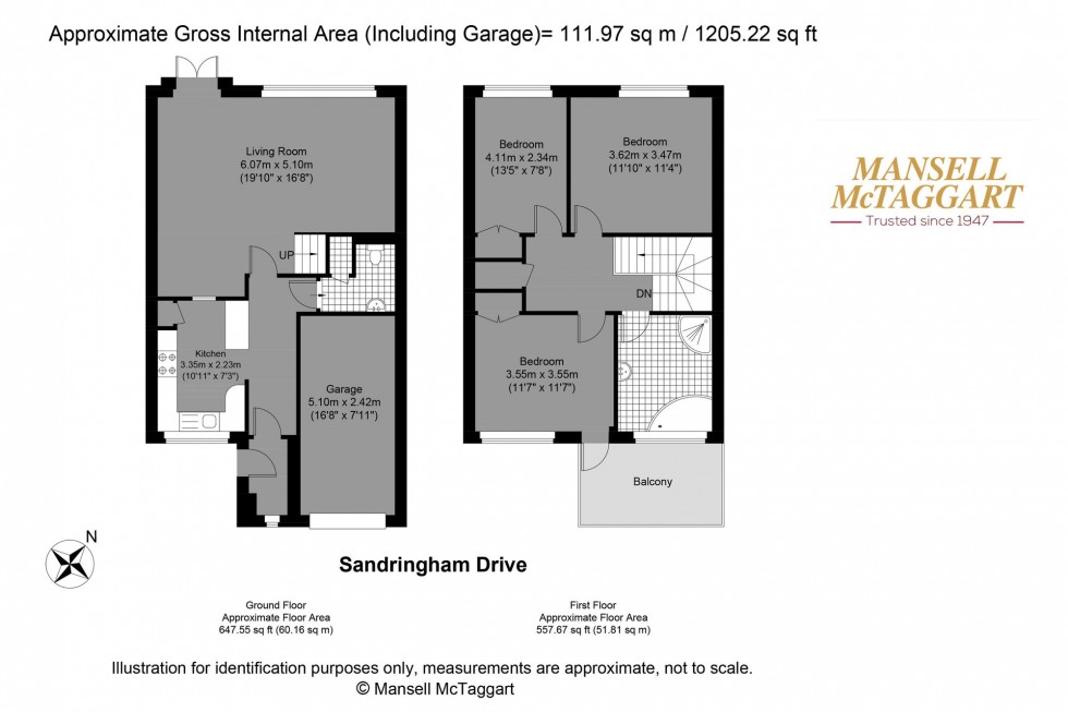 Floorplan for Sandringham Drive, Hove, BN3