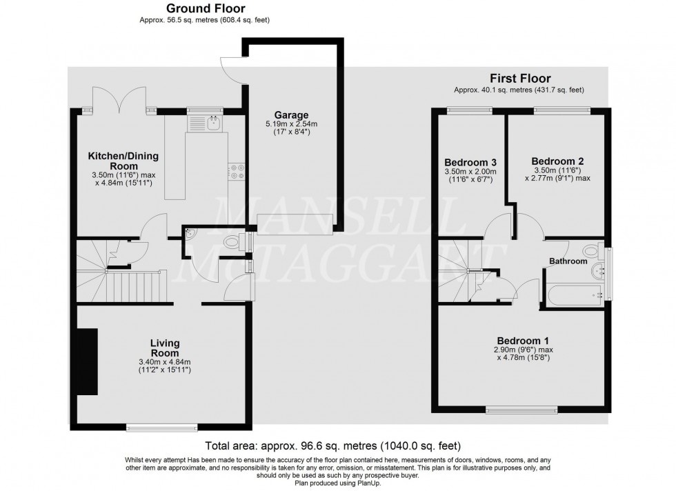 Floorplan for Alder Close, Crawley Down, RH10