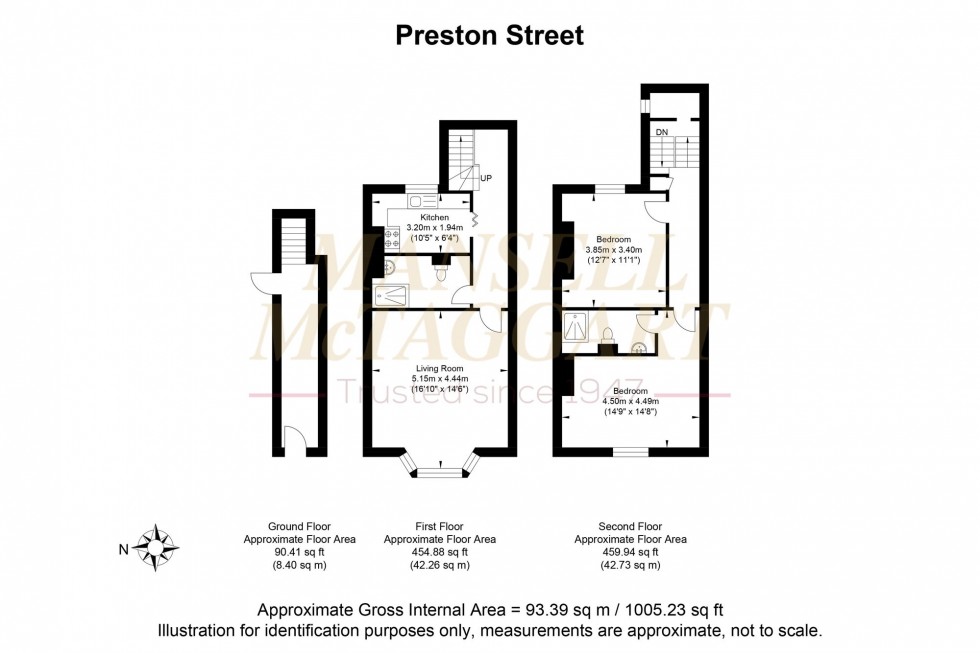 Floorplan for Preston Street, Brighton, BN1