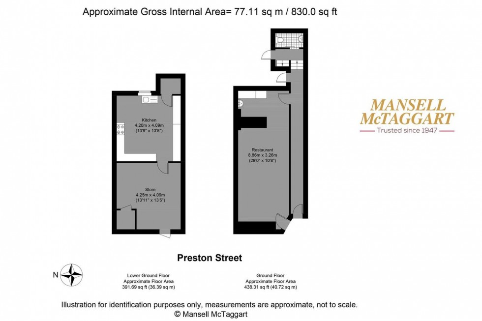 Floorplan for Preston Street, Brighton, BN1