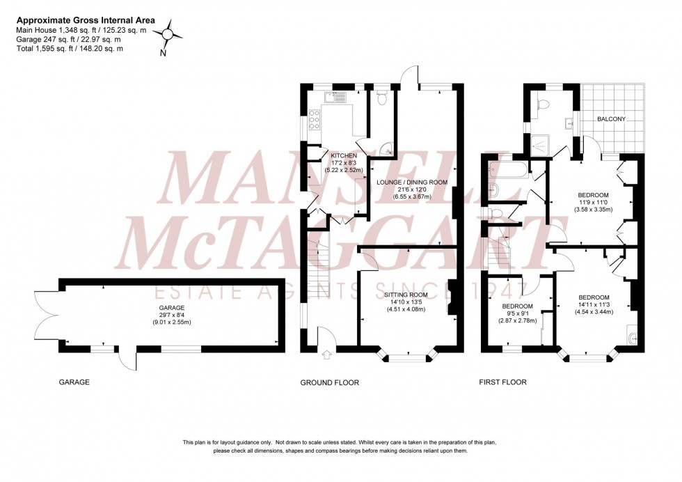 Floorplan for Crescent Road, Burgess Hill, RH15