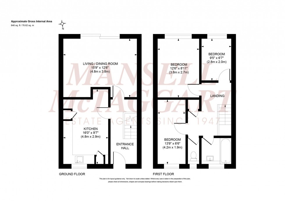 Floorplan for The Hawthorns, Burgess Hill, RH15