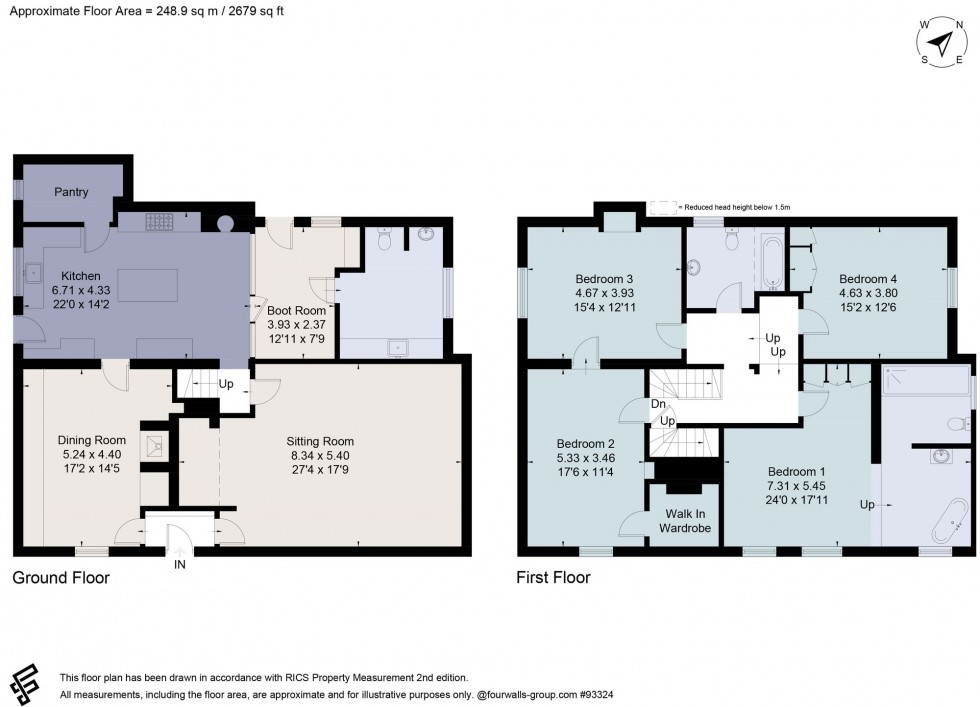 Floorplan for Bedgebury Road, Goudhurst, TN17