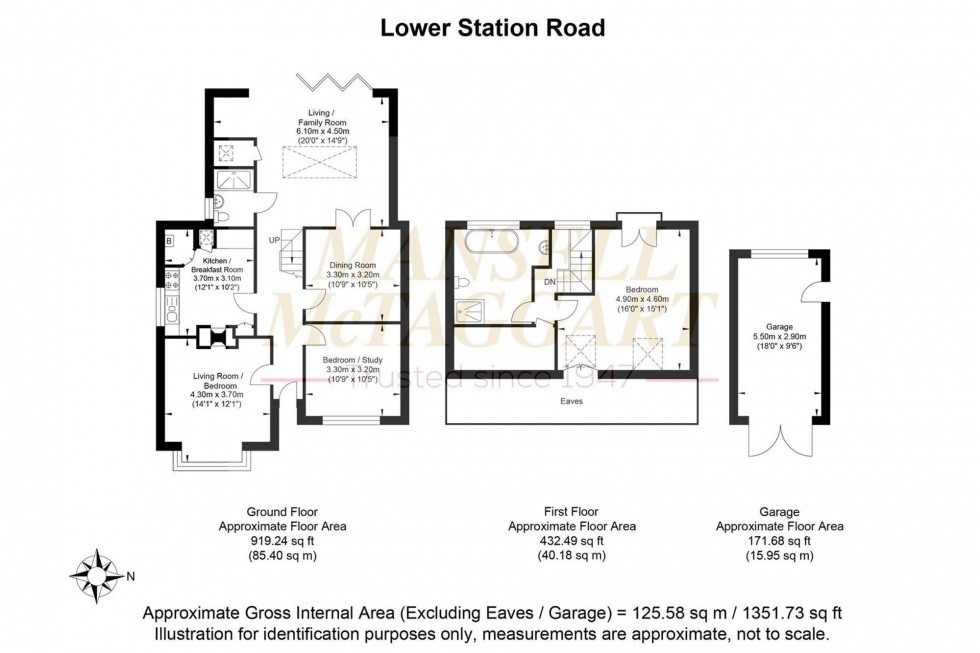 Floorplan for Lower Station Road, Billingshurst, RH14