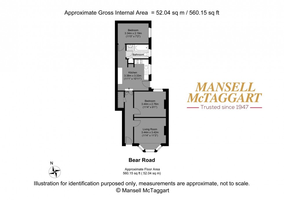 Floorplan for Bear Road, Brighton, BN2