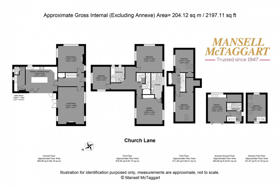 Floorplan for Church Lane, Upper Beeding, BN44