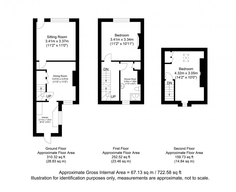 Floorplan for Western Road, Lewes, BN7