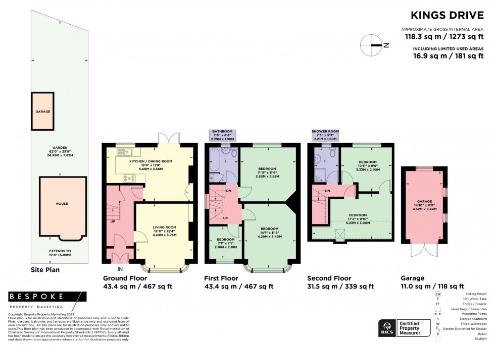 Floorplan for Kings Drive, Hassocks, BN6