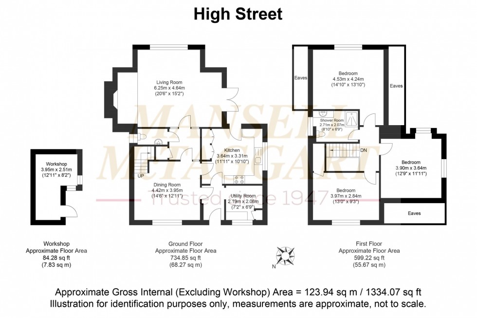 Floorplan for High Street, Hartfield, TN7