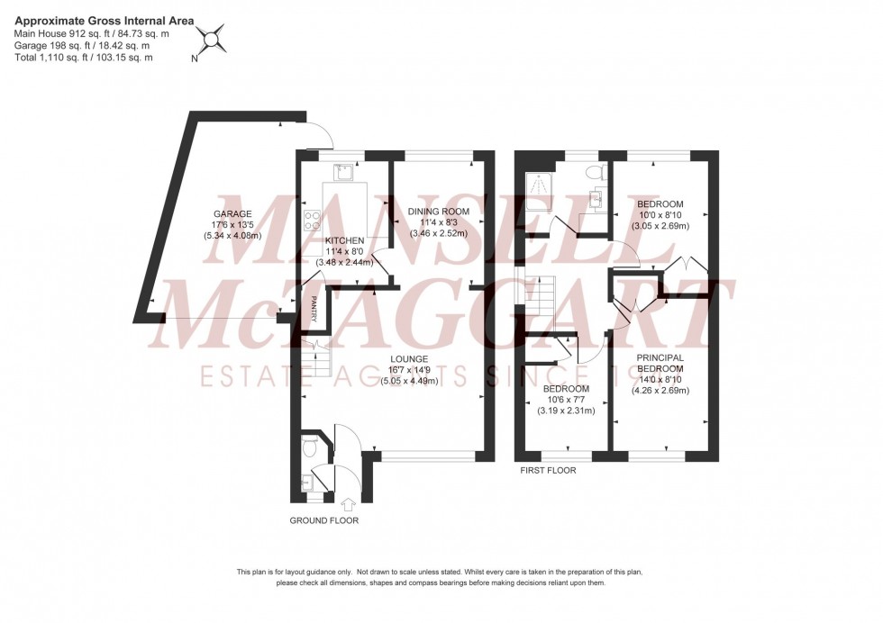 Floorplan for West Gate, Plumpton Green, BN7