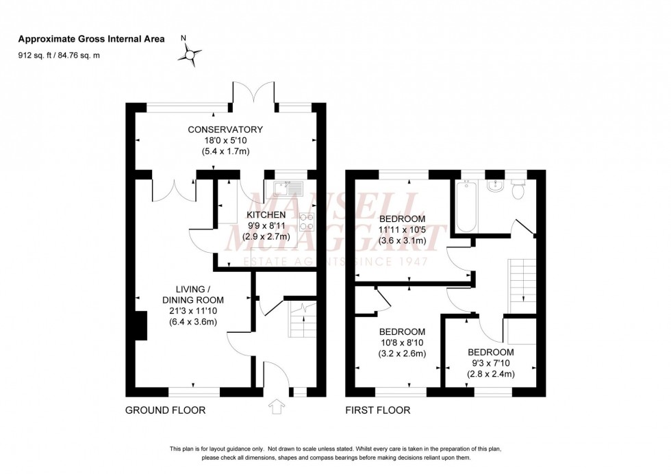 Floorplan for Cissbury Road, Burgess Hill, RH15