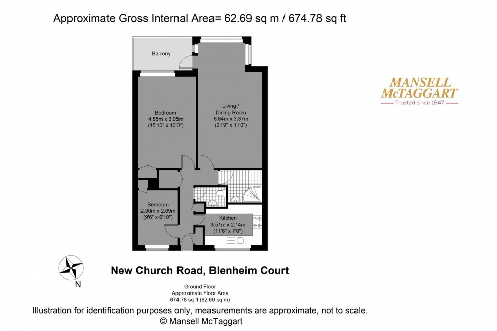 Floorplan for New Church Road, Hove, BN3