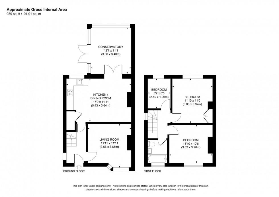 Floorplan for Allen Road, Haywards Heath, RH16