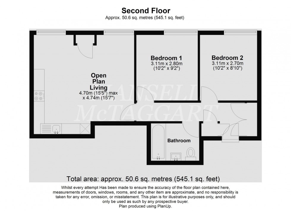 Floorplan for Athena House, High Street, RH6