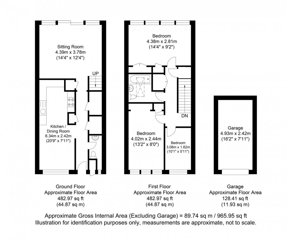Floorplan for Barons Walk, Lewes, BN7