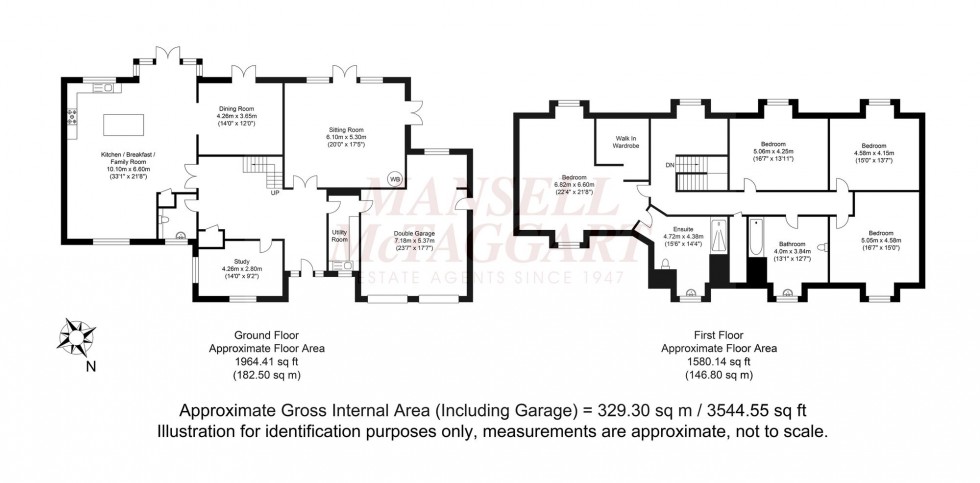 Floorplan for Chesworth Close, Horsham, RH13