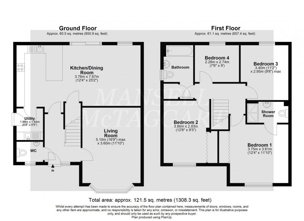 Floorplan for Field Drive, Crawley Down, RH10