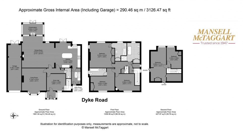 Floorplan for Dyke Road, Hove, BN3