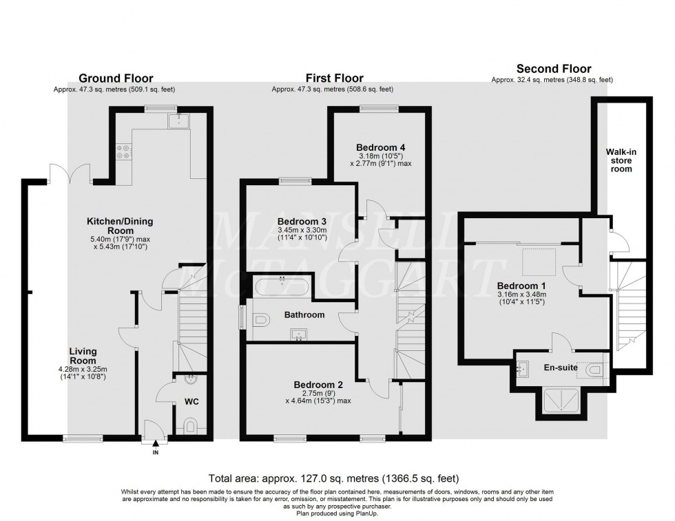Floorplan for Sopers, Turners Hill, RH10
