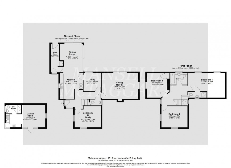 Floorplan for Turners Hill Road, Worth, RH10