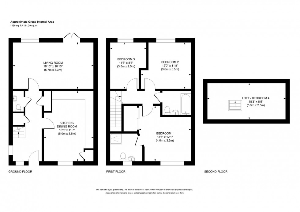 Floorplan for Ruppell Rise, Haywards Heath, RH16