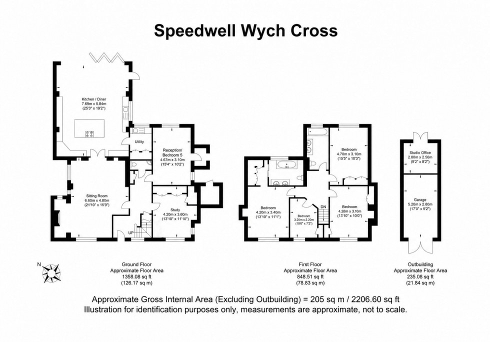 Floorplan for Wych Cross, Forest Row, RH18