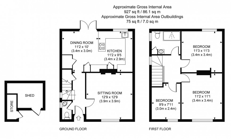 Floorplan for Washington Road, Haywards Heath, RH16