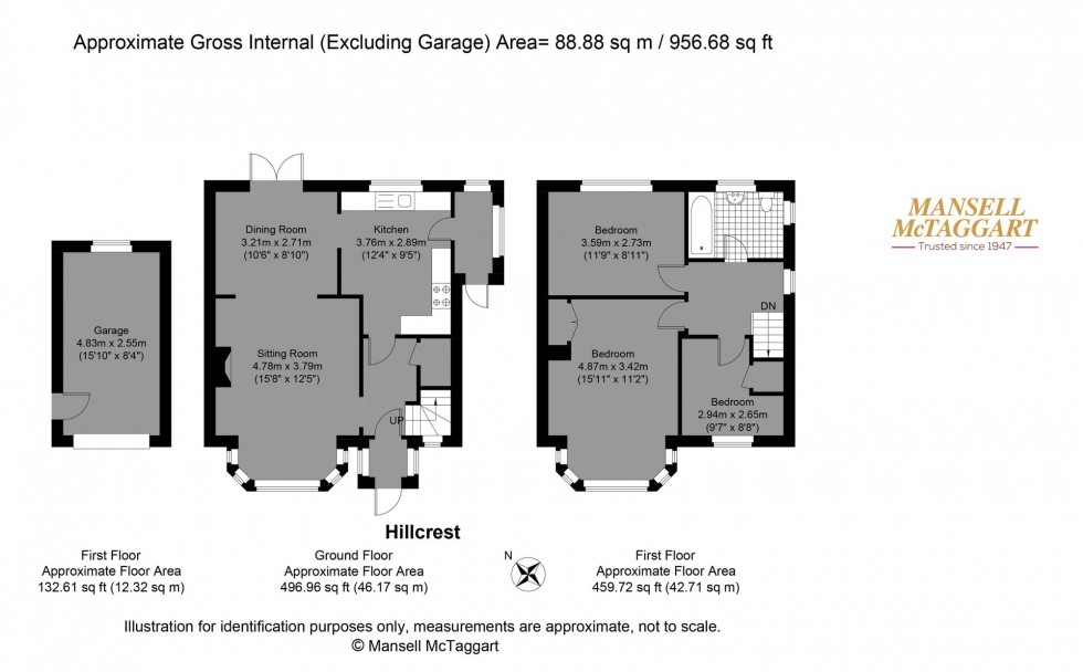 Floorplan for Hillcrest, Brighton, BN1